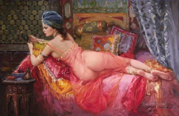 Beautiful Girl KR 019 Impressionist nude Oil Paintings